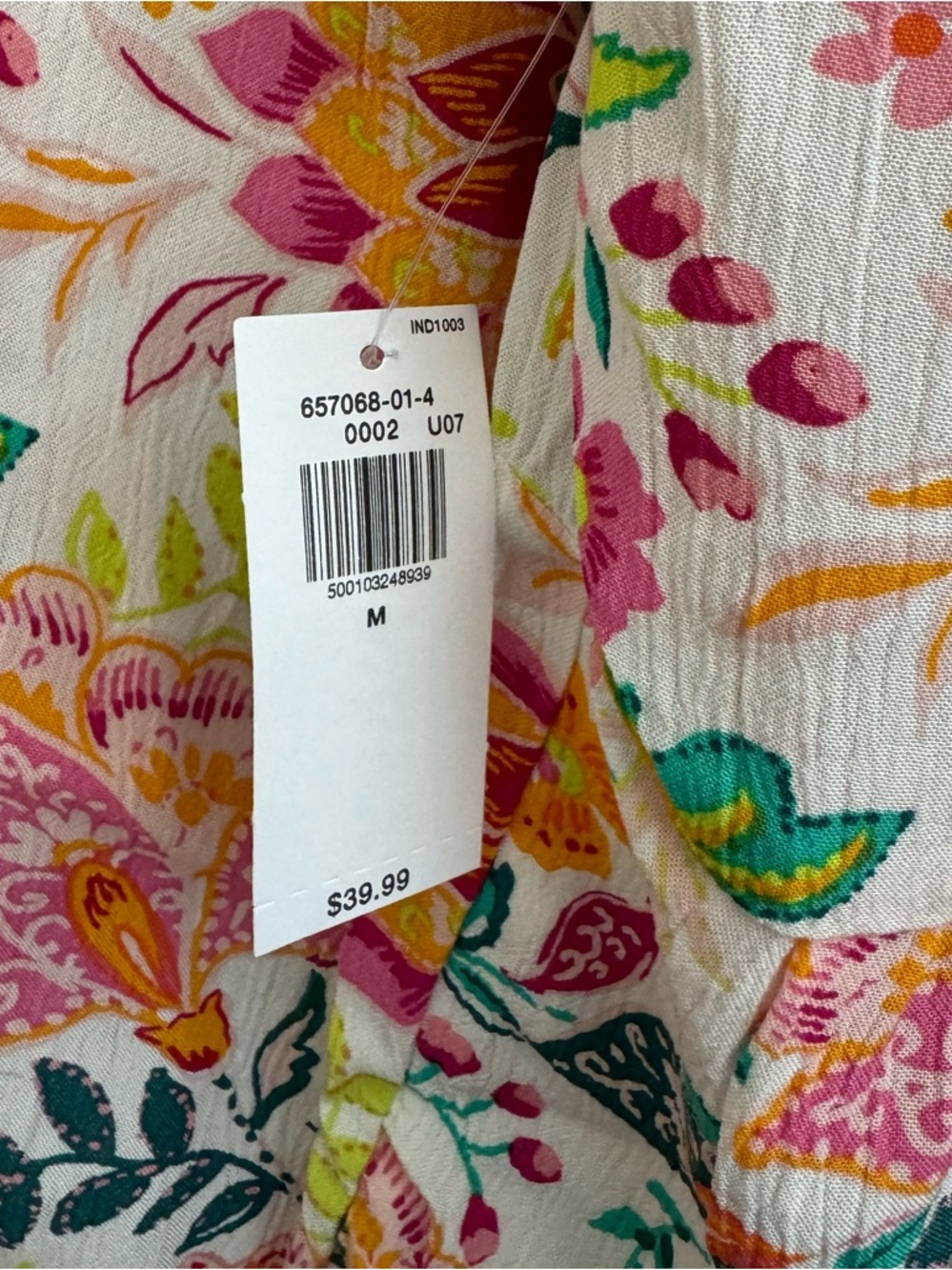OLD NAVY - NWT Multicolour Floral Blouse - Size M - Picture 3 of 9